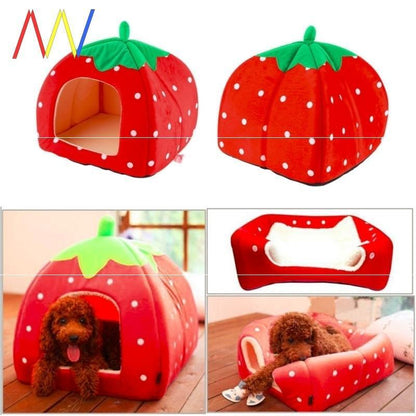 Pineapple fruit pet bed