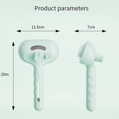 3-in-1 Self-Cleaning Steam Pet Brush For Shedding, Pet Steam Brush, Silicone Bristle Head 360 Rotating Pet Steam Brush